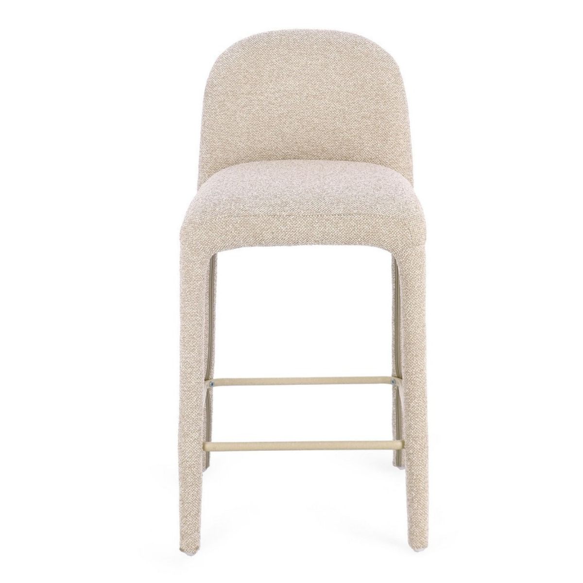 BT ANKARA Beige design Upholstered indoor bar stool